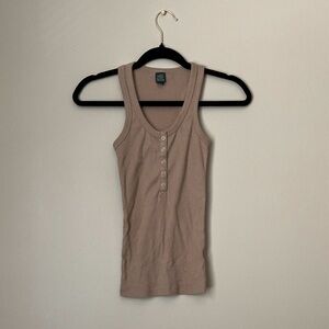 wild fable beige Henley tank